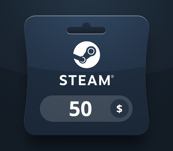 Steam Wallet USD 50 Gift Card IQ