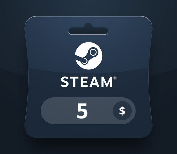 Steam Wallet USD 5 Gift Card LY