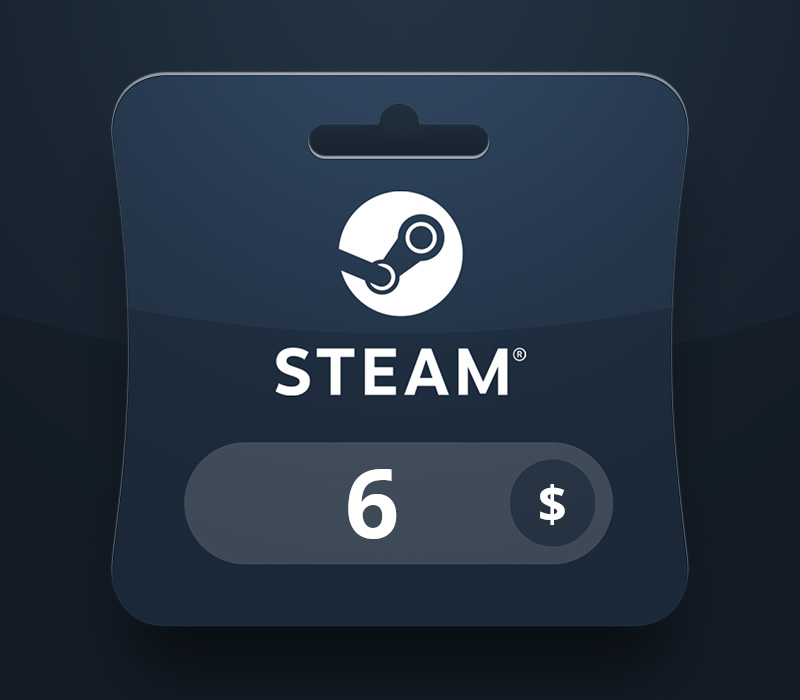 Steam Wallet USD 6 Gift Card JO