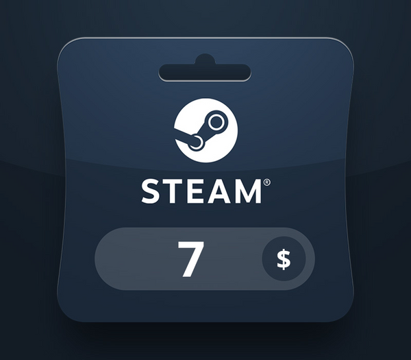 Steam Wallet USD 7 Gift Card JO