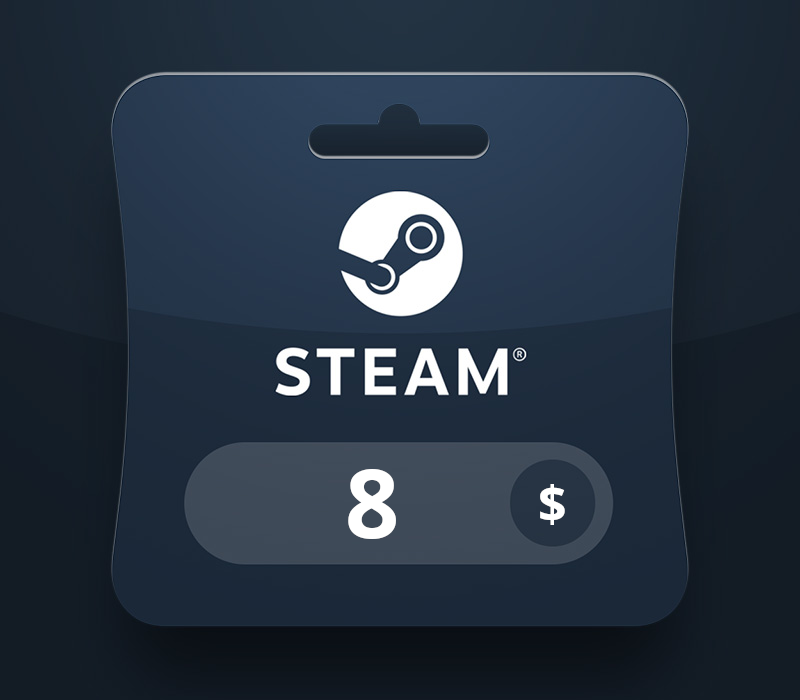 Steam Wallet USD 8 Gift Card BD
