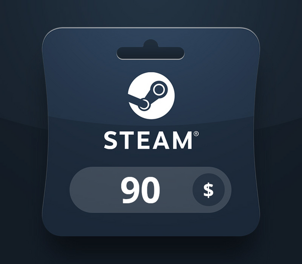Steam Wallet USD 90 Gift Card NP