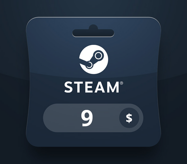 Steam Wallet USD 9 Gift Card YE