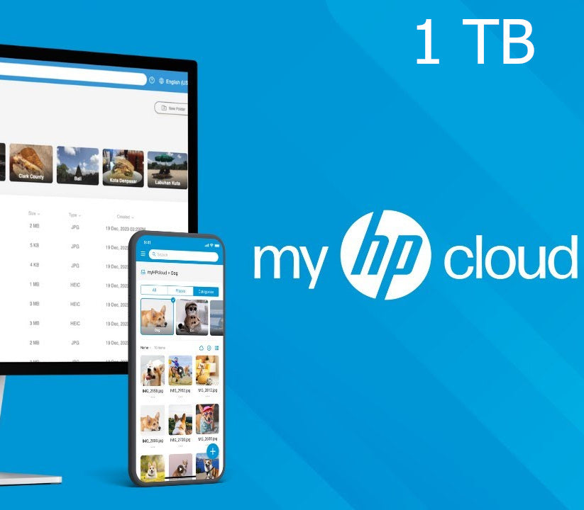 Hewlett Packard - myHPcloud Cloud Storage 1 TB AU