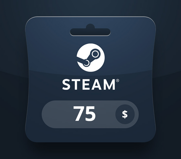 Steam Wallet USD 75 Gift Card OM