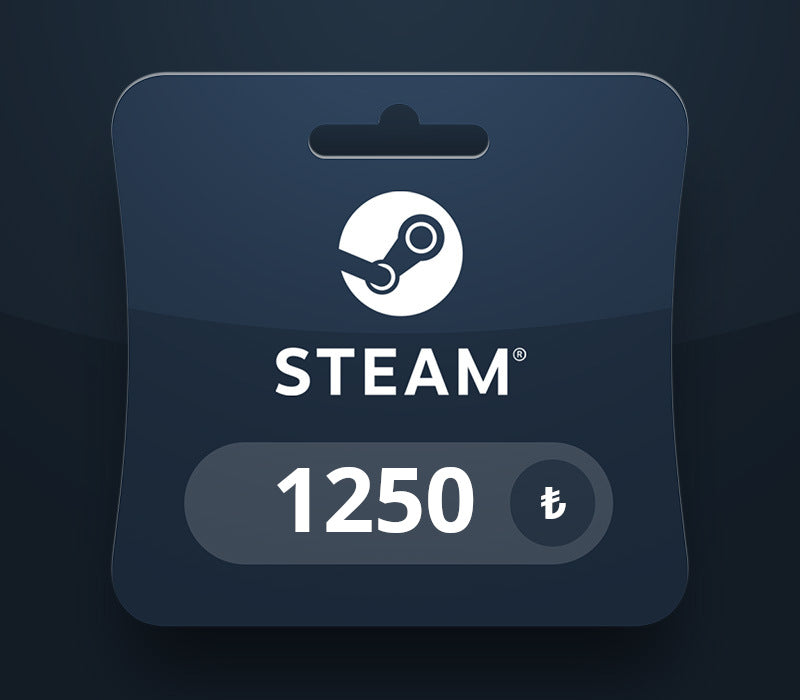 Steam Wallet TRY 1250 Gift Card TR