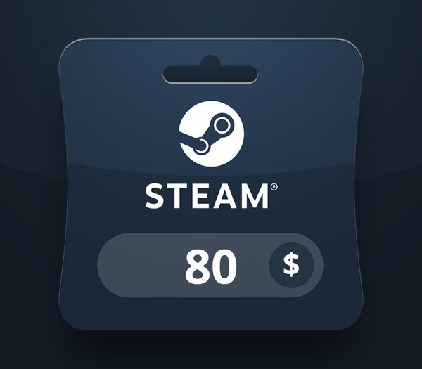 Steam Wallet USD 80 Gift Card LK