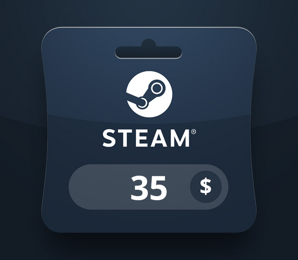 Steam Wallet USD 35 Gift Card LK
