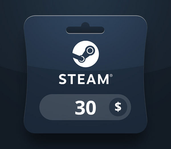 Steam Wallet USD 30 Gift Card LK