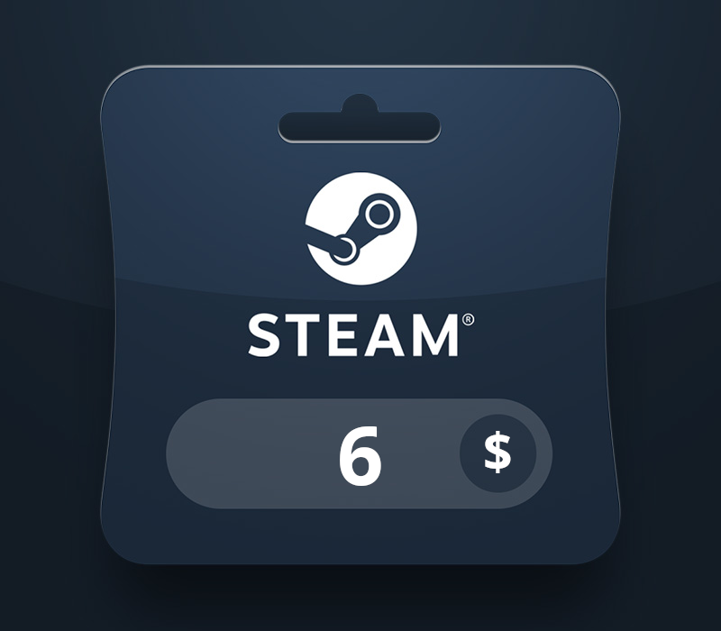 Steam Wallet USD 6 Gift Card LK