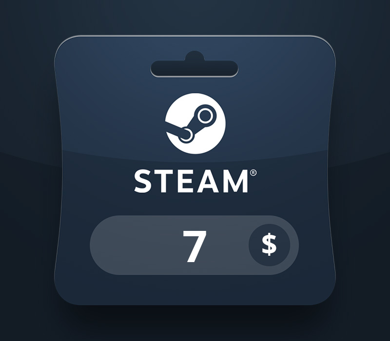 Steam Wallet USD 7 Gift Card