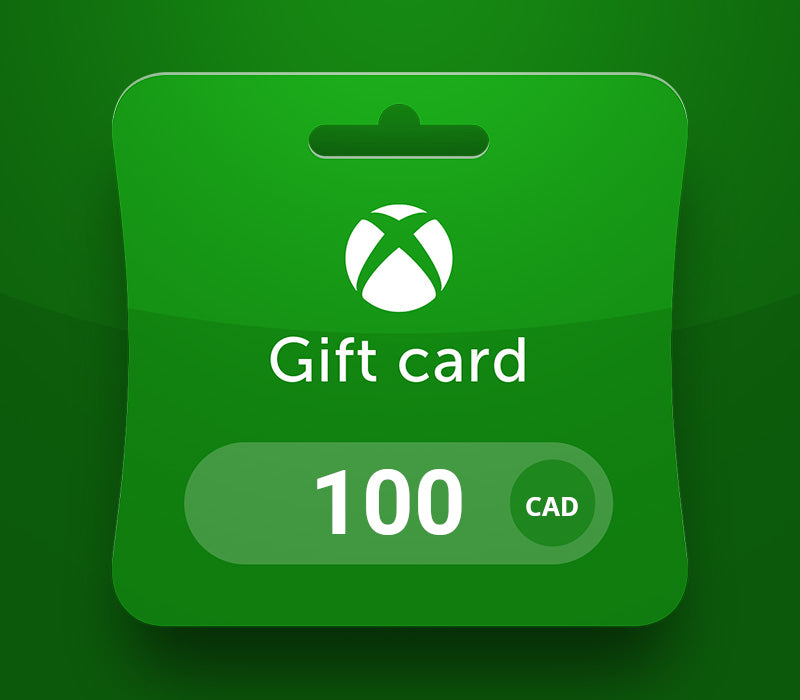 XBOX Live CAD 100 Prepaid Card CA