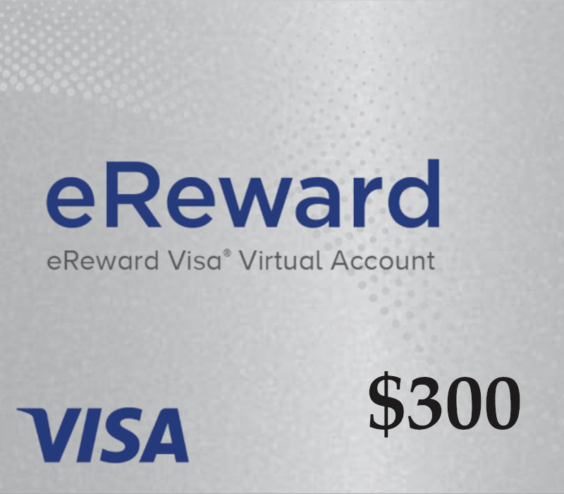 Prepaid Visa eReward USD 300 Gift Card