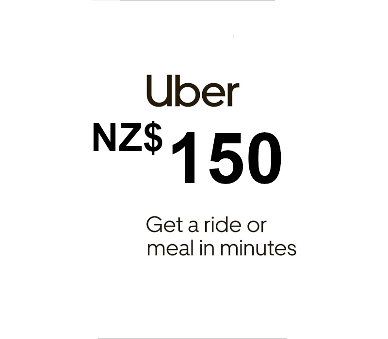 Uber NZD 150 Gift Card NZ