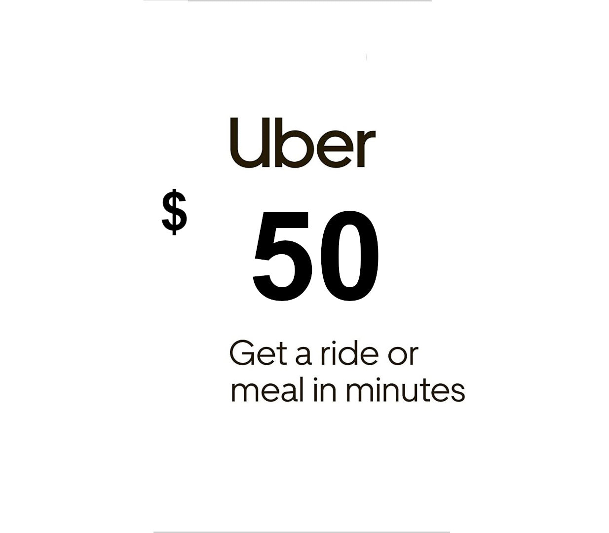Uber USD 50 Voucher