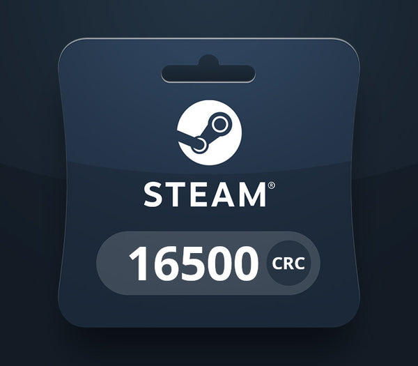 Steam Wallet CRC 16 500 Gift Card HR