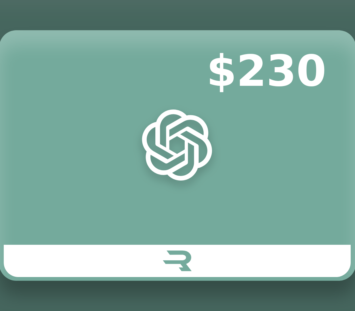 Rewarble ChatGPT USD 230 Gift Card
