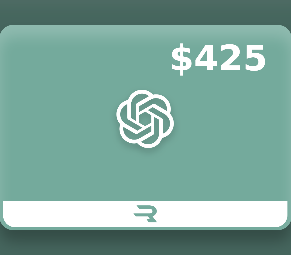 Rewarble ChatGPT USD 425 Gift Card