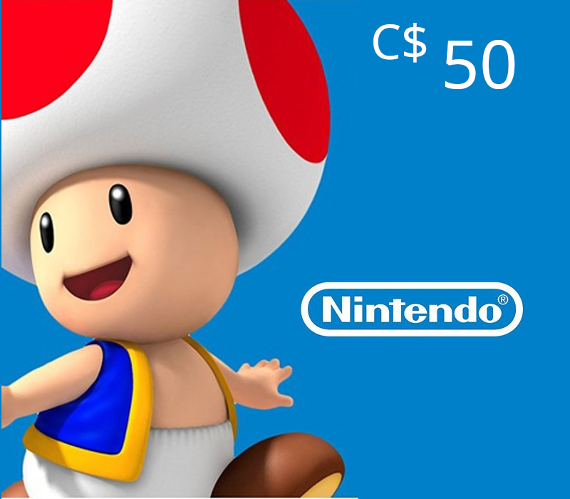 Nintendo eShop Prepaid Card CAD 50