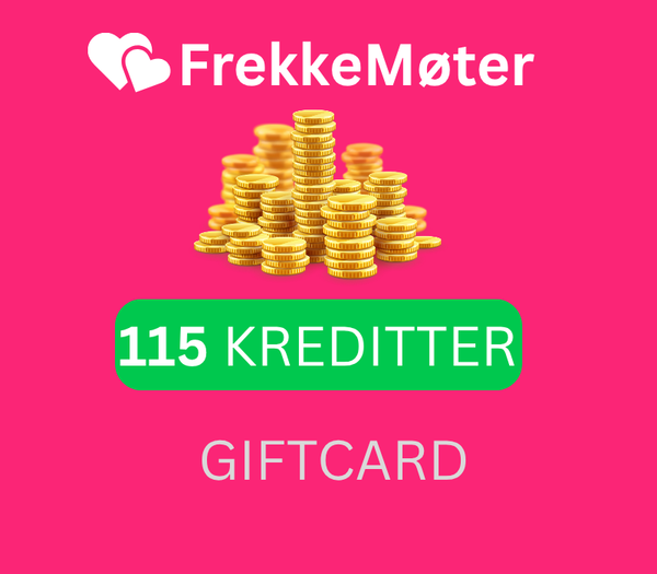 FrekkeMøter.no 115 Credits Gift Card