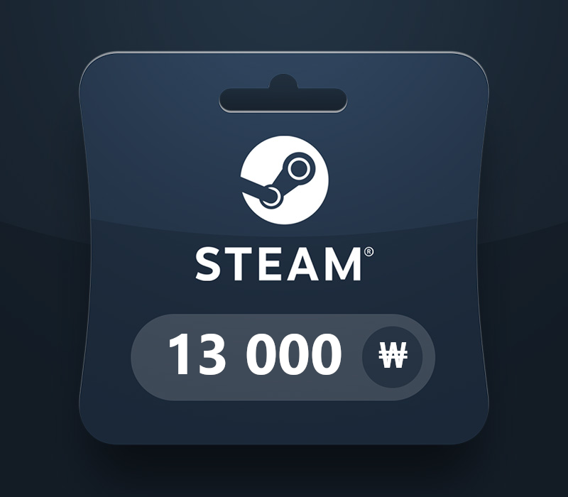 Steam Wallet KRW 13000 Gift Card KR