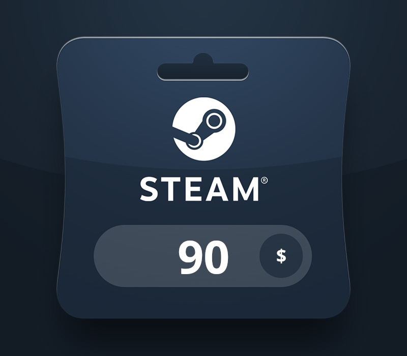 Steam Wallet USD 90 Gift Card