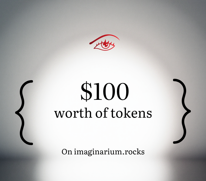 Imaginarium $100 Token Gift Card