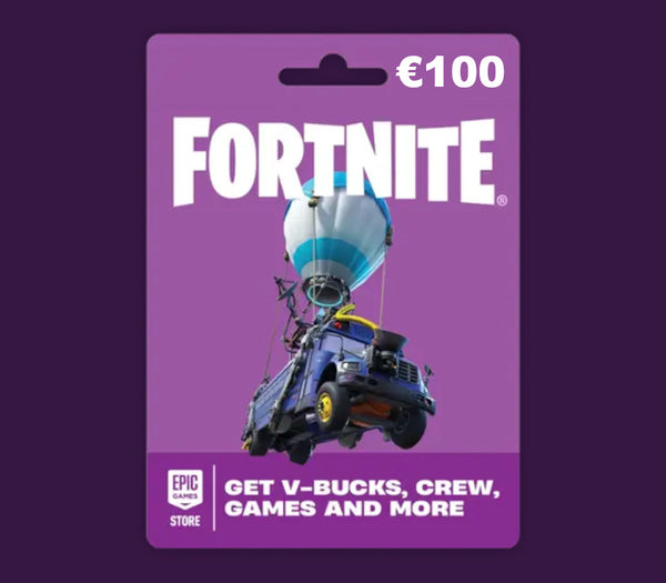 Fortnite EUR 100 PC Epic Games Gift Card DE