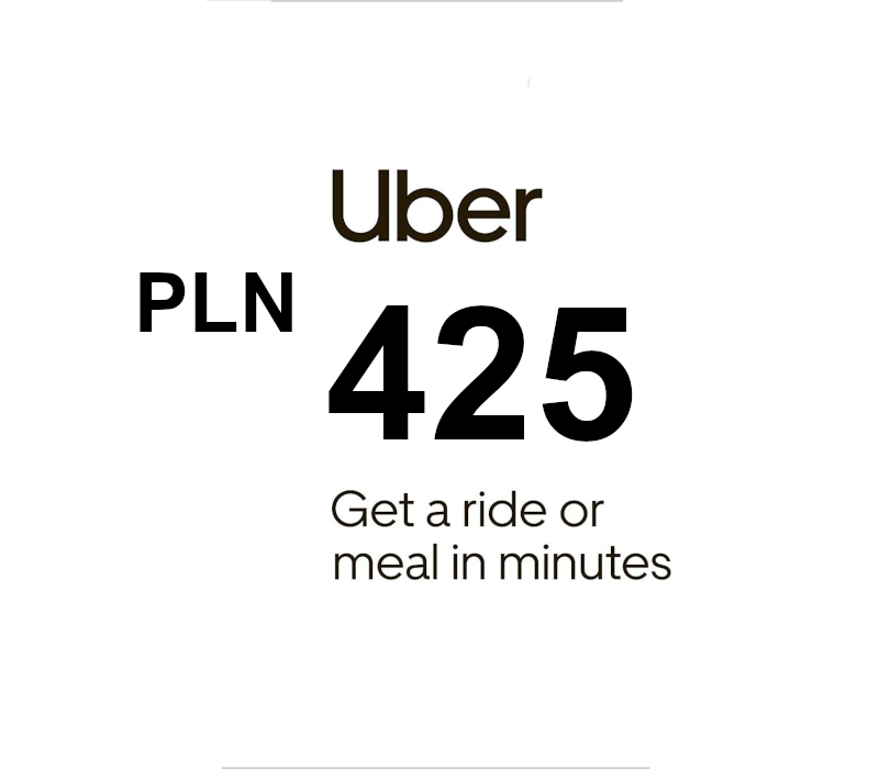 Uber PLN 425 Gift Card PL