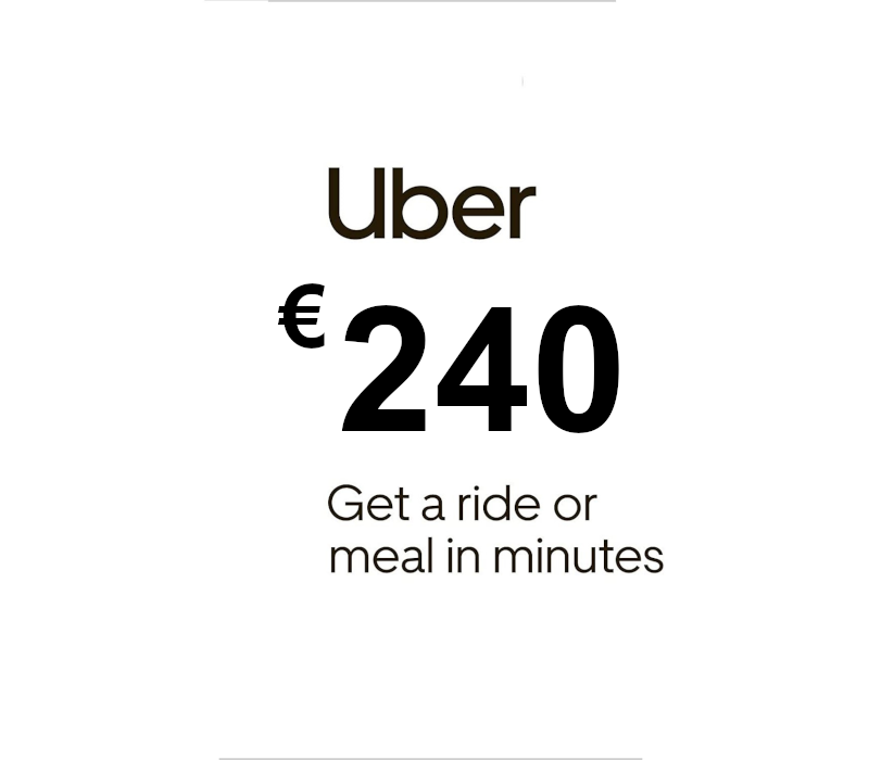 Uber EUR 240 Gift Card ES