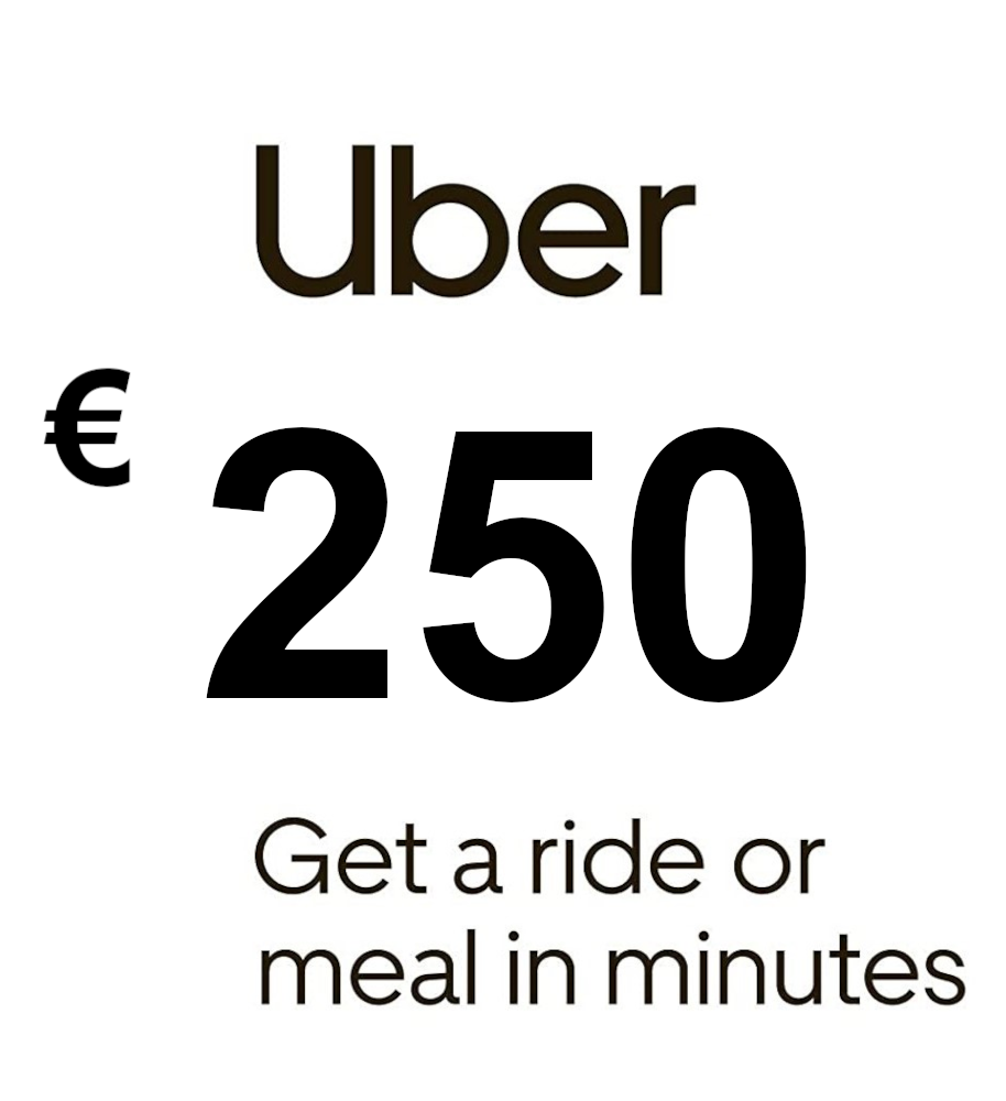 Uber EUR 250 Gift Card FR