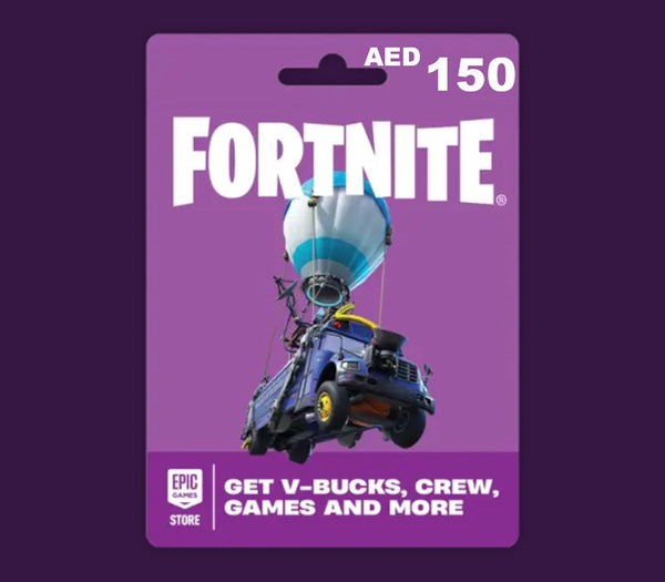Fortnite AED 150 PC Epic Games Gift Card AE