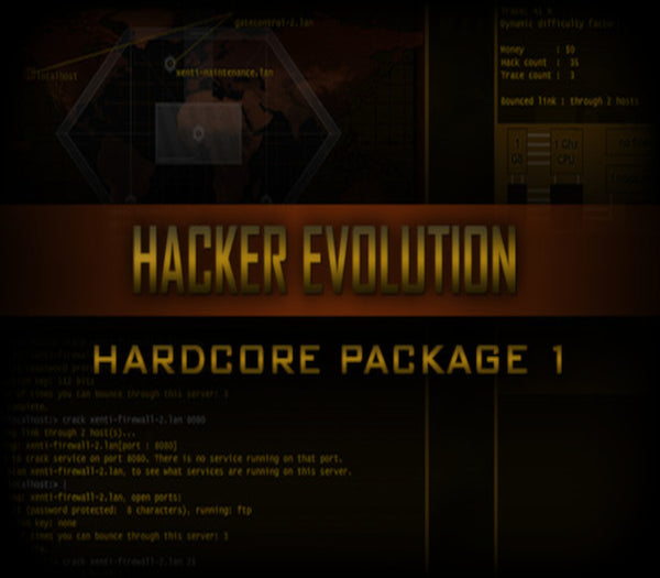 Hacker Evolution - Hardcore Package Part 1 DLC
