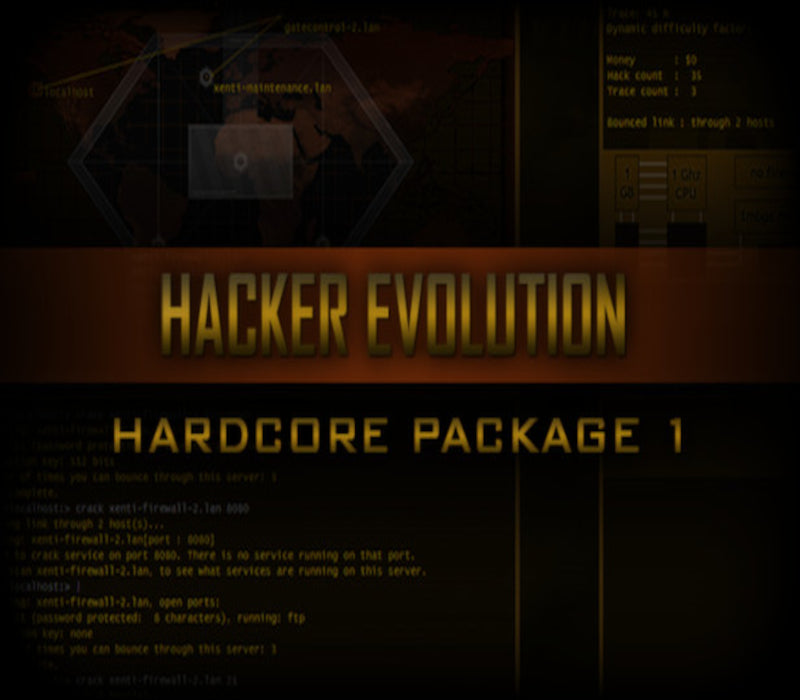 Hacker Evolution - Hardcore Package Part 1 DLC