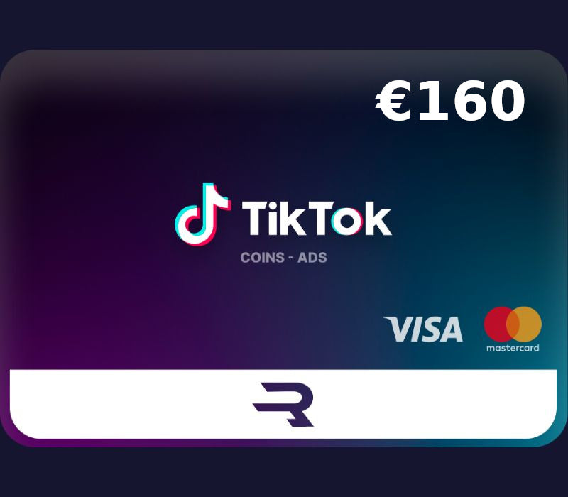 Rewarble TikTok EUR 160 Gift Card
