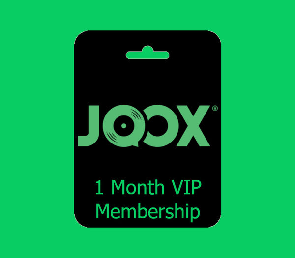 JOOX 1-Month VIP Membership Subscription Key MY