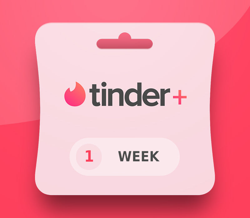 Tinder Plus - 1 Week Subscription Key PE