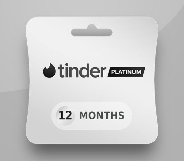 Tinder Platinum - 12 Month Subscription Key UZ