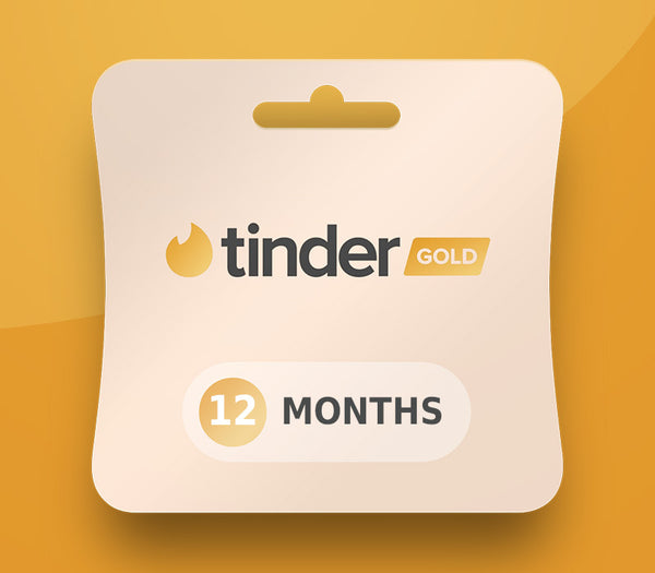 Tinder Gold - 12 Months Subscription Key NZ