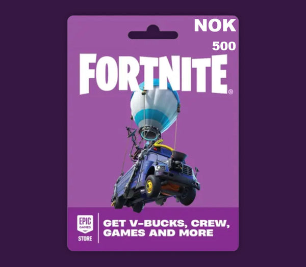 Fortnite NOK 500 PC Epic Games Gift Card NO
