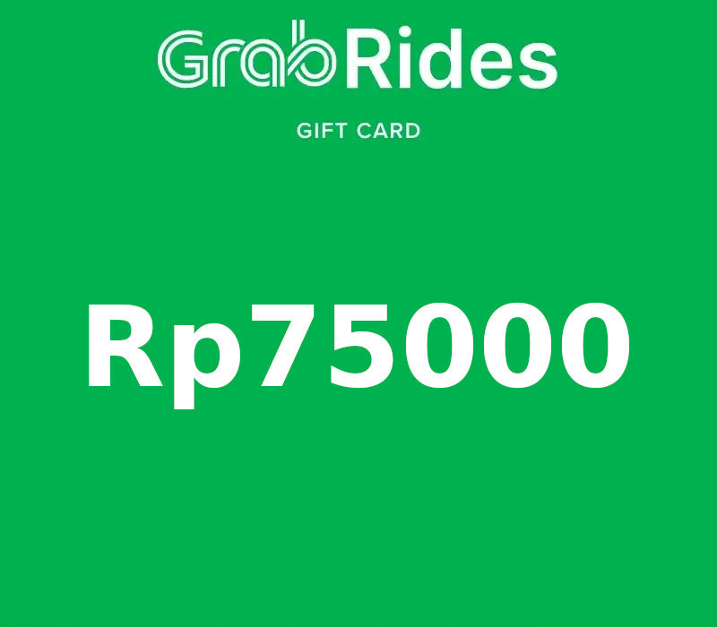 Grab Rides IDR 75000 Gift Card ID