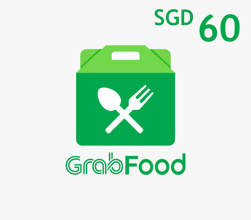 Grab Food SGD 60 Gift Card SG