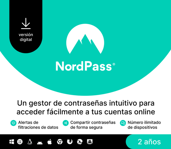 NordPass Premium ES Key (2 Years / Unlimited Devices)