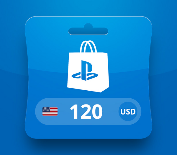 PlayStation Network Card USD 120 Gift Card