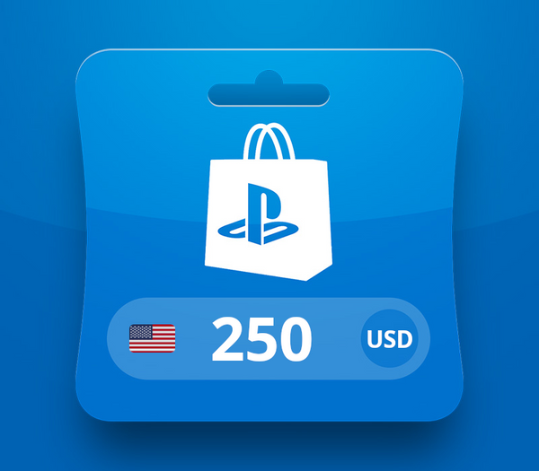 PlayStation Network Card USD 250 Gift Card