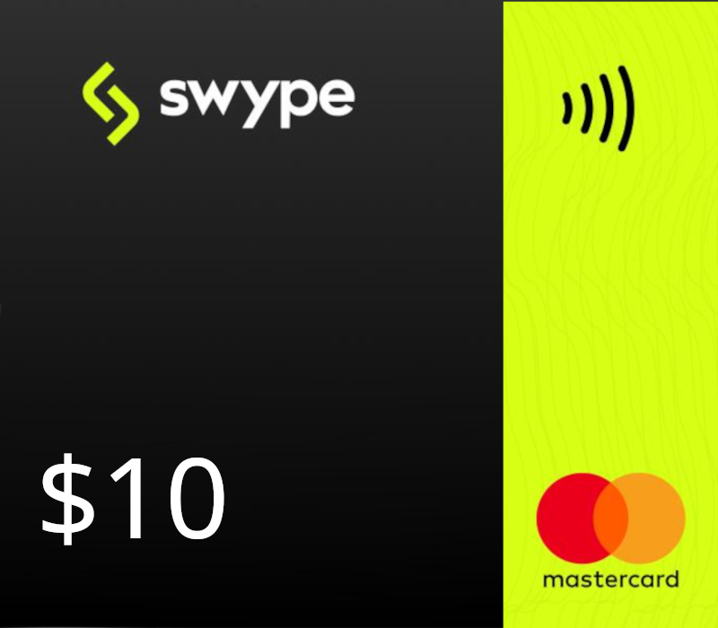 Swype Mastercard USD 10 Gift Card