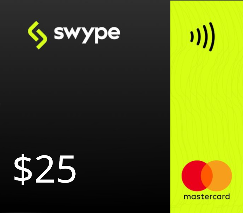 Swype Mastercard USD 25 Gift Card