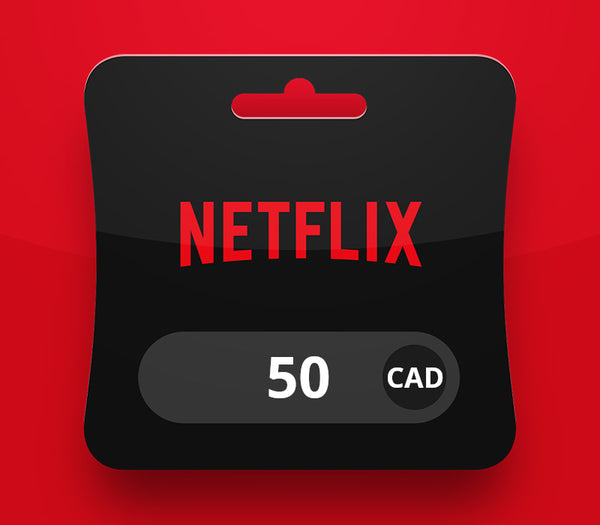 Netflix CAD 50 Gift Card CA