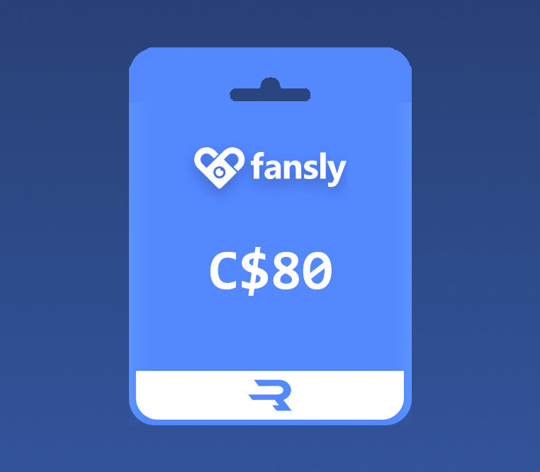 Rewarble Fansly CAD 80 Gift Card