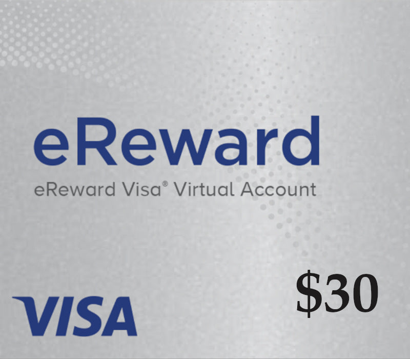 Prepaid Visa eReward USD 30 Gift Card